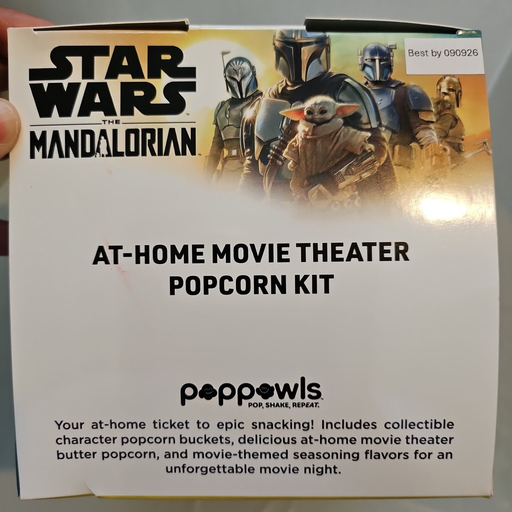 POPPOWLS Star Wars Mandalorian Grogu Collectible Popcorn Bucket Kit - Picture 7 of 7